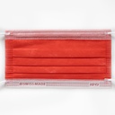 Mascherine Chirurgiche Tipo IIR, Swiss Made, blister 10x, colore Rosso